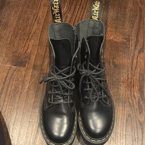 Dr. Martens Black Leather Boots
